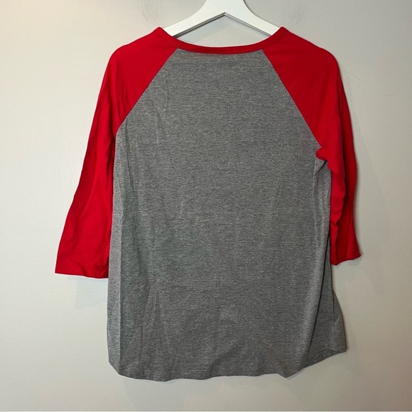 Modern Lux Minimal Baseball Santa Face Tee XL - Picture 2 of 7